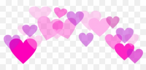 Love Pink Heart Emoji Transparent PNG Mart - Crown Png