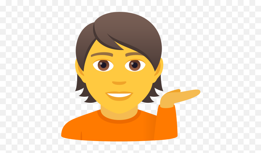 Emoji Person Tipping To Copypaste Wprock - Emoji Personne,Man Shrugging Emoji