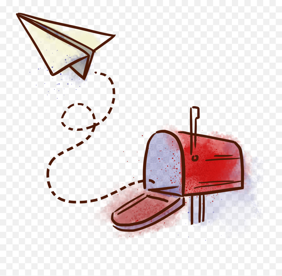 Ftestickers Watercolor Mailbox Sticker By Pennyann - Horizontal Emoji,Mailbox Emoji