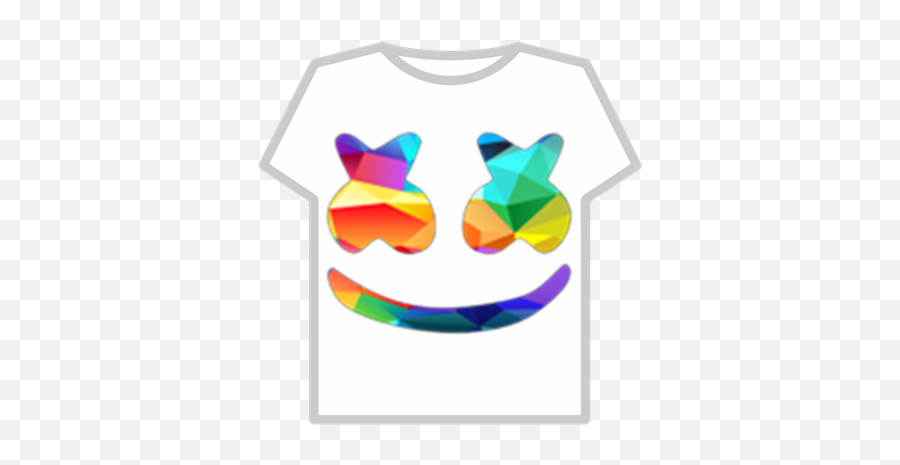 Transparent Pixel Rainbow - T Shirts Roblox Marshmello Emoji,Marshmello Emoji