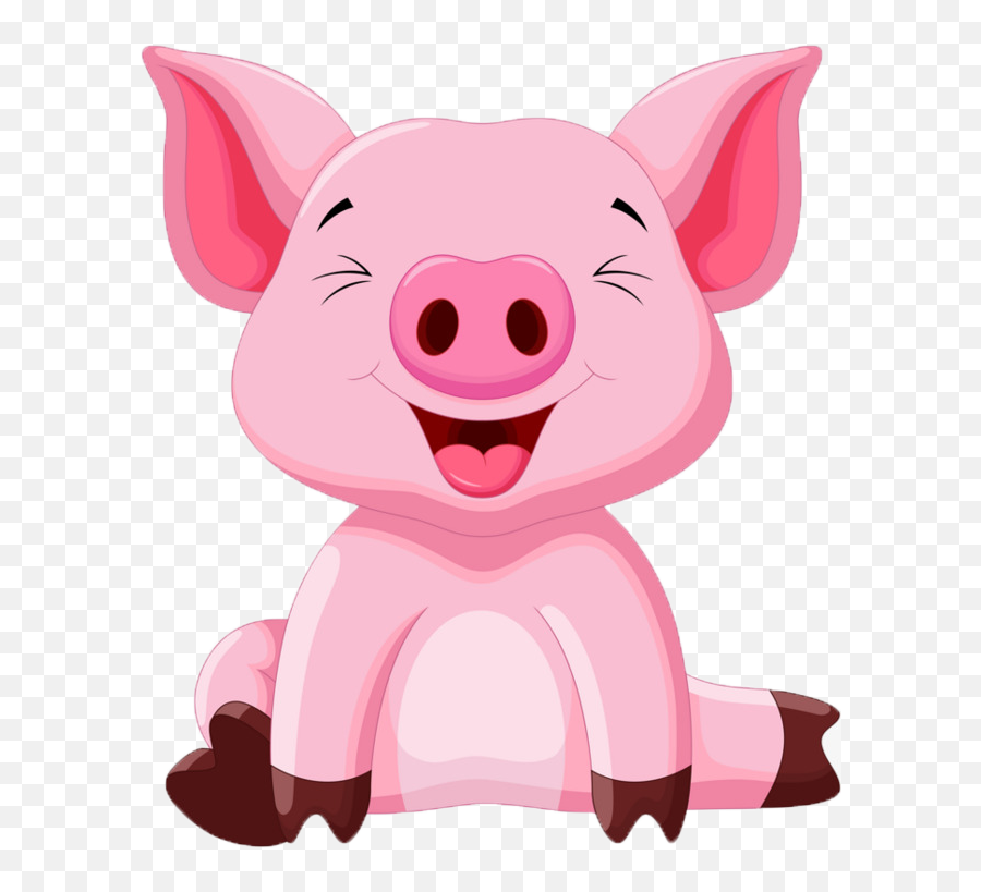 Pig Stickers - Transparent Background Pig Clipart Emoji,Piglet Emoticon