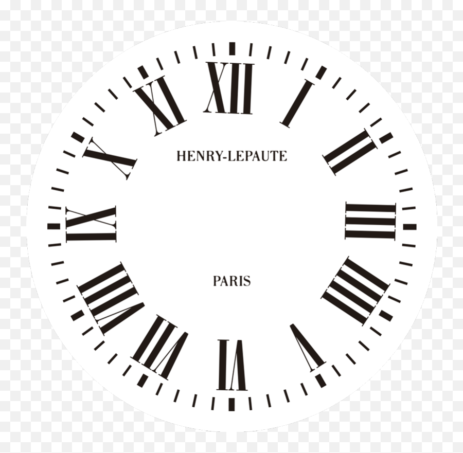 Henry Lepaute Watch Wall Clock Sticker - Roman Numeral Clock Vector Emoji,Emoji Watch And Clock