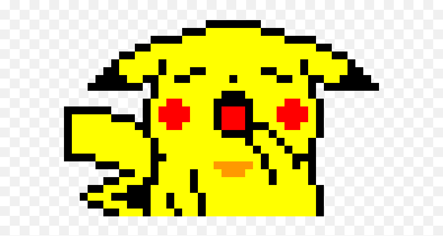 Pikachu Pixel Art - Pikachu Pixel Art Emoji,Pikachu Emoticons