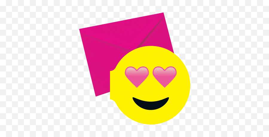 Heart Eyes Emoji Scented Notecards - Emojis And Stationary Happy,Heart In Eyes Emoji