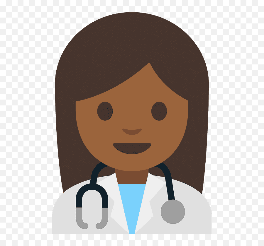 Woman Health Worker Emoji Clipart Free Download Transparent - Doctora Morena Emoji,Patient Emoji