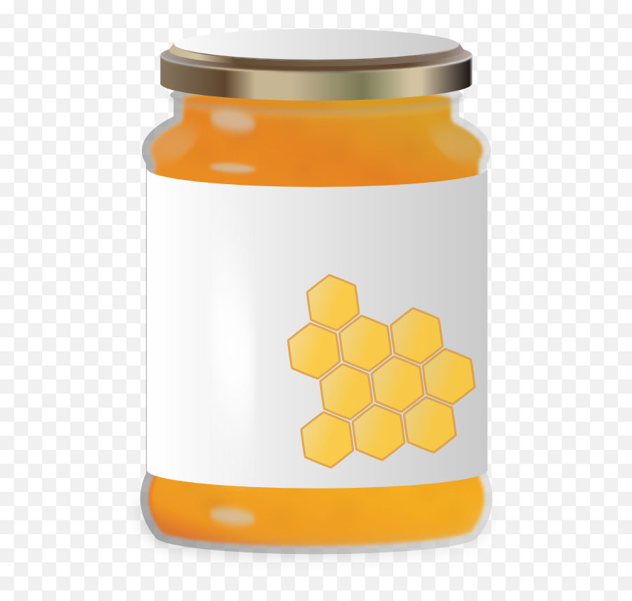 Jar Of Honey Clipart - Clip Art Honey Jar Emoji,Honey Emoji