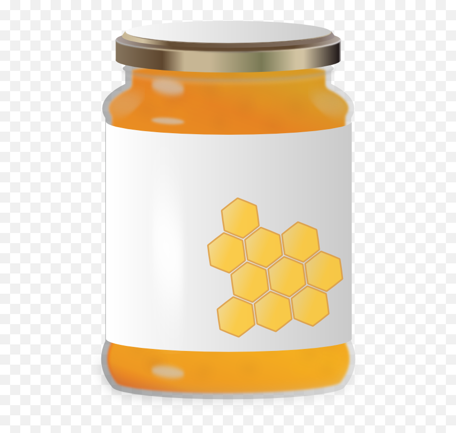 Jar Of Honey Clipart - Clip Art Honey Jar Emoji,Honey Emoji - free ...