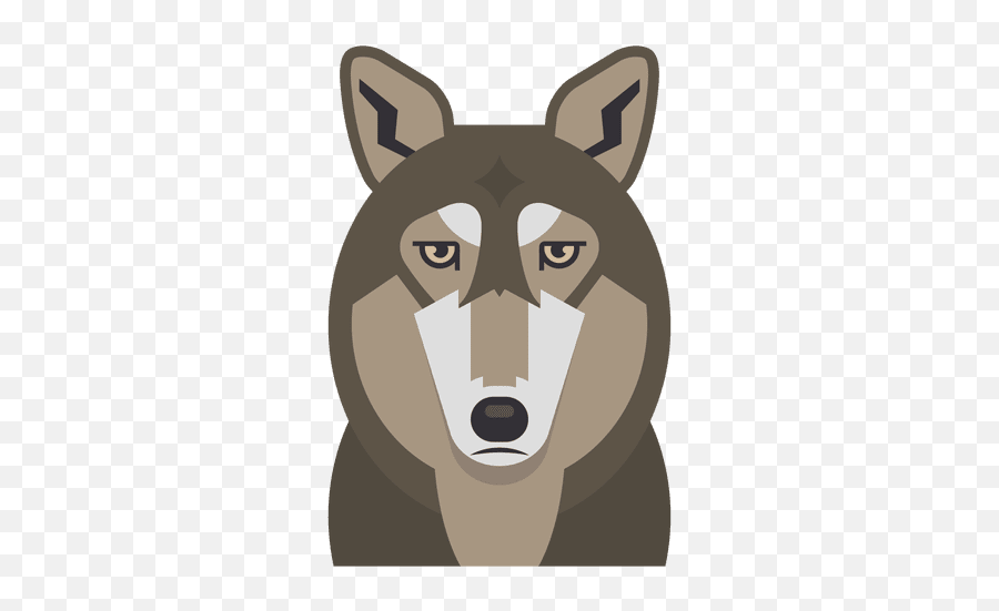 Wolf Nose Transparent Png Clipart - Gambar Kartun Kepala Serigala Lucu Emoji,Emoji Wolf