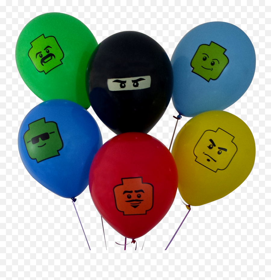 Party Balloons For Lego Theme Party Emoji,Emojis Balloons