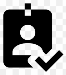 Id Verified Icon - Clip Art Emoji