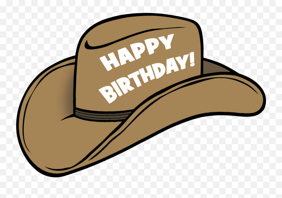 Happy Birthday Cowboy Clipart - Happy Birthday Png Cap Emoji,Cowboys Emoji
