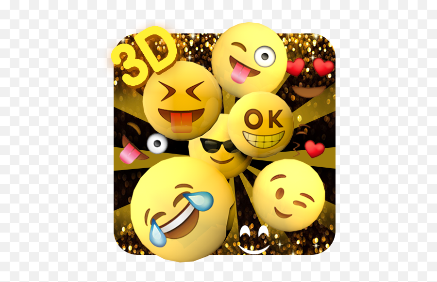 3d Emoji Happy Joyous Launcher Theme - Smiley,3d Emoji