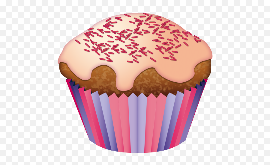 Emoji - Cupcake,Blueberry Emoji