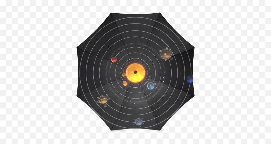 Starry Sky Universe Fold Umbrella - Elliptical Galaxy Emoji,Record Player Emoji