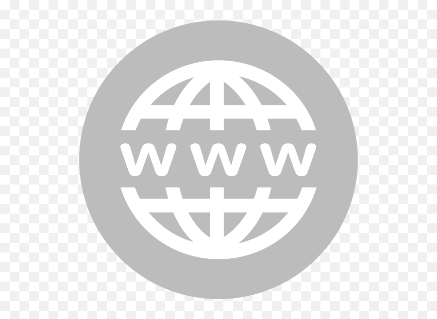 World Wide Web Icon - Website Icon Png White Emoji,Emoticon Symbols