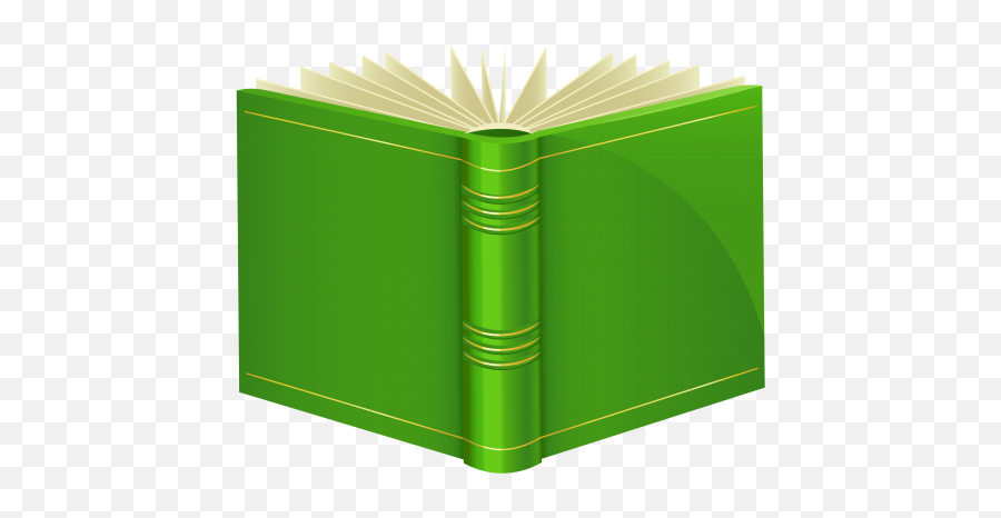 Clip Art Green Books - Open Book Png Clipart Emoji,Textbook Emoji