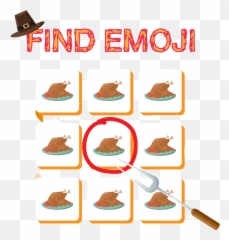Find The Emoji - Clip Art