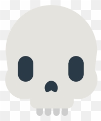 Open - Clip Art Emoji,Skull Emoji Png