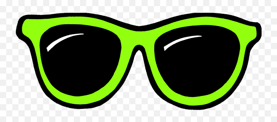 Sunglasses Glasses Clip Art Clipartcow - Transparent Background Sunglasses Clipart Emoji,Sunglasses Emoji Text