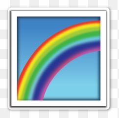 Rainbow - Rainbow Emoji Sticker,Milky Way Emoji