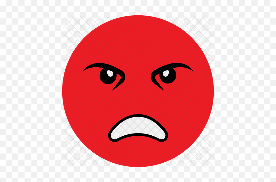 Angry Emoji Icon Of Flat Style - Yamate Italian Garden,Mad Emoji Png