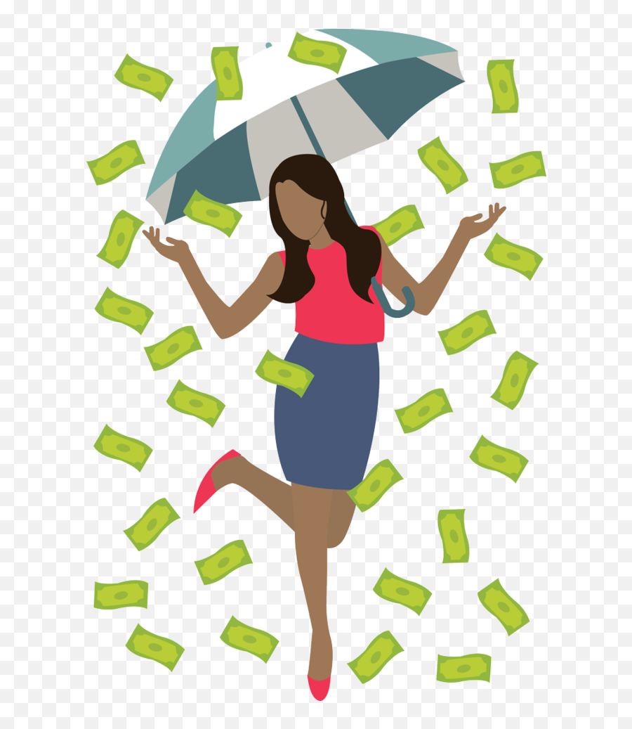 Ladies Show Me The Money Working Mother - Transparent Money Shower Emoji,Emoji Show Me The Money