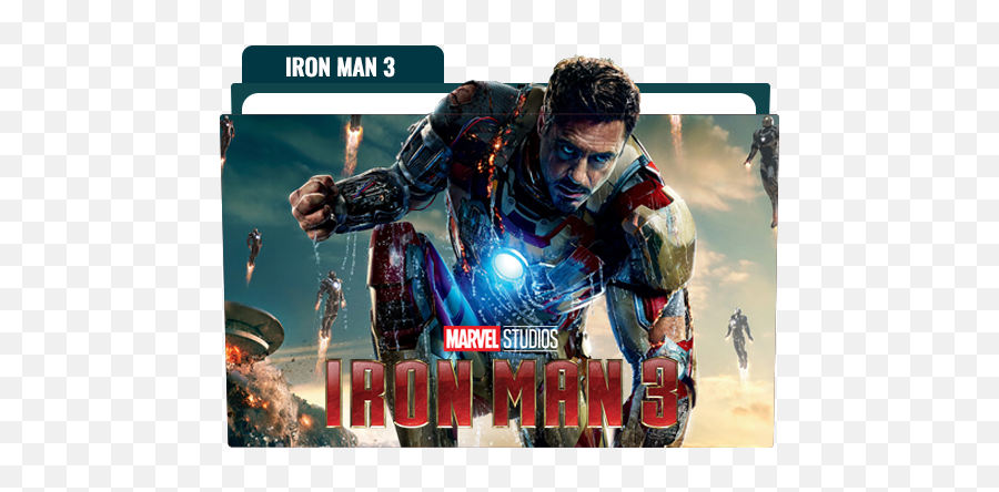 Iron Man 3 Folder Icon Free Download - Designbust Iron Man In Sky Emoji,Captain America Emoji