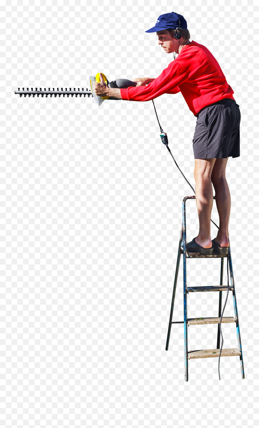 Ladder Cutting The Hedge Png Images - Cutting Hedge Png Emoji,Ladder Emoji