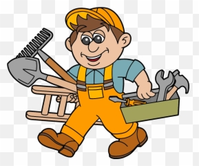 Clipart Apartment Maintenance - Cartoon Of Someone Building Emoji