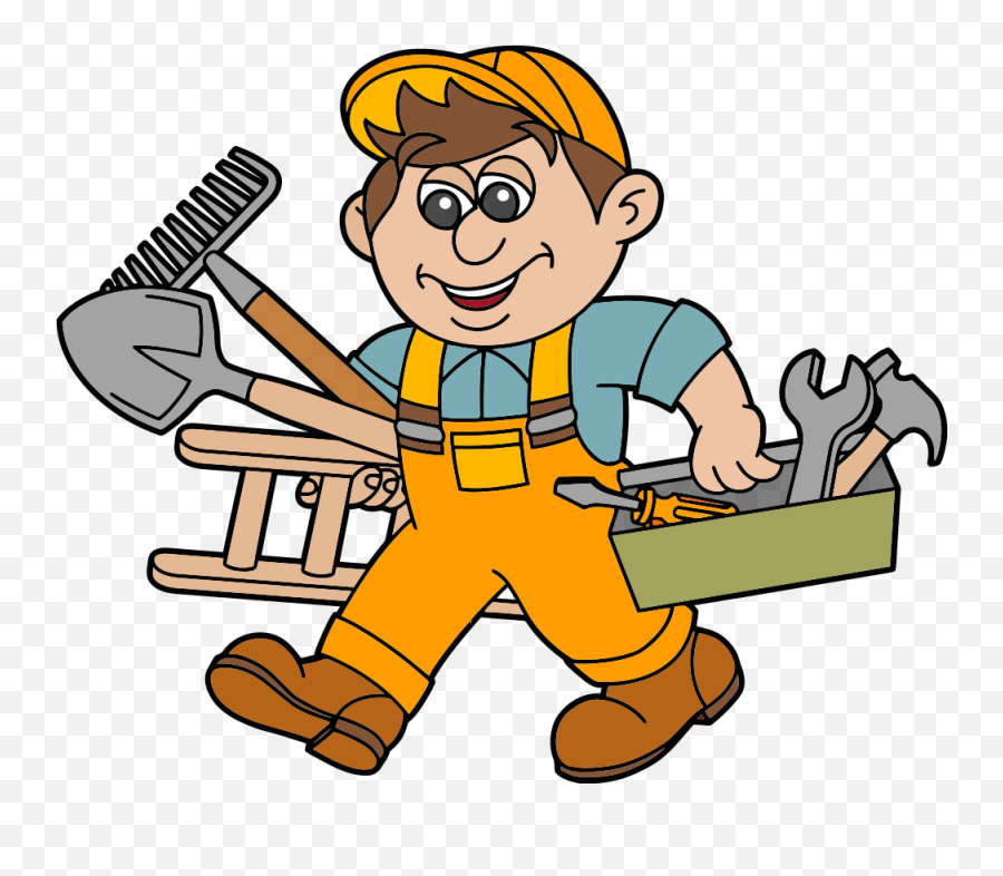 Clipart Apartment Maintenance - Cartoon Of Someone Building Emoji,Apartment Emoji