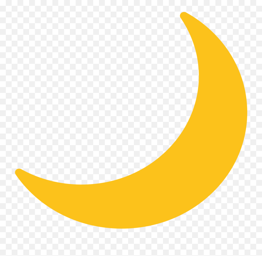 Emoji U1f319 - Transparent Background Moon Emoji,Emoji Codes