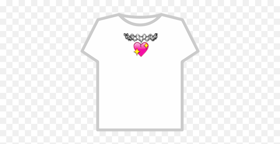 Tattoo Choker Emoji Charm Sparkle Heart - Nle Choppa No Love Chain,Sparkle Emoji