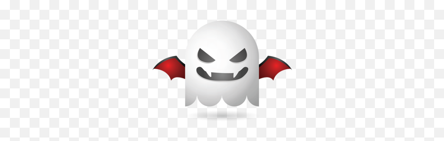 Ghosty Emoji By Lampros Gidarakos - Smiley,Fang Emoji