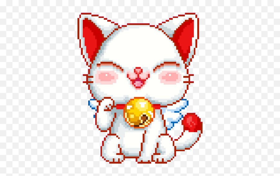 Top Ninja Emoticons Stickers For Android U0026 Ios Gfycat - Lucky Cat Pixel Gif Emoji,Ninja Emoticon