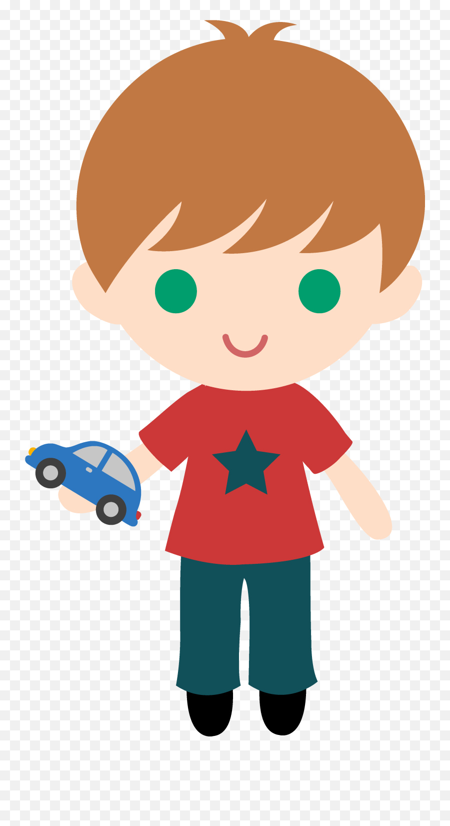 Little Kid Clipart Transparent - Transparent Cute Boy Clipart Emoji,Car And Swimmer Emoji