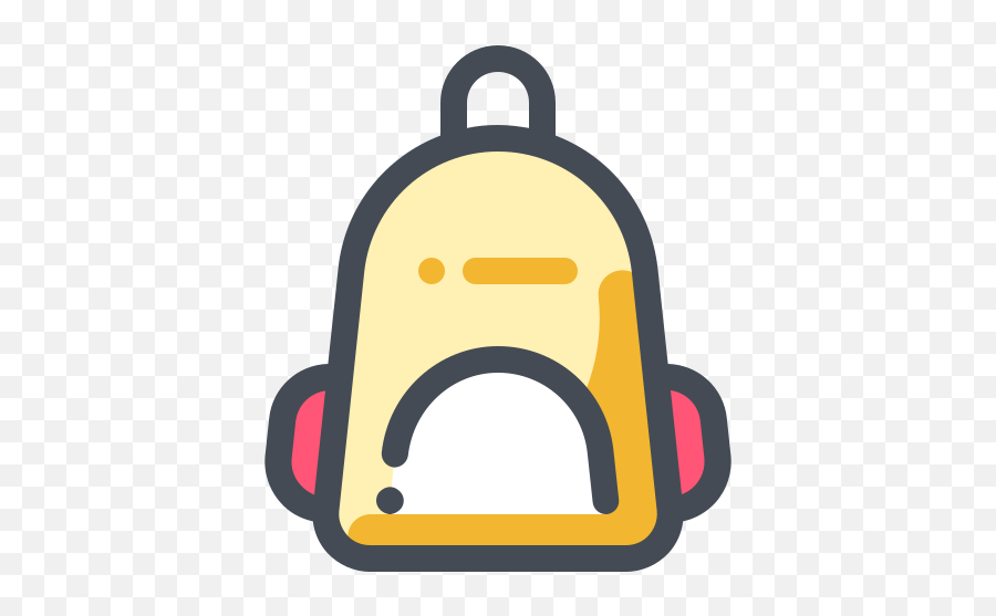 Childrens Backpack Icon - Free Download Png And Vector Clip Art Emoji,Emoji Backpack With Wheels