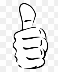 Free Ok Tick Vectors - Thumbs Up Clip Art Emoji