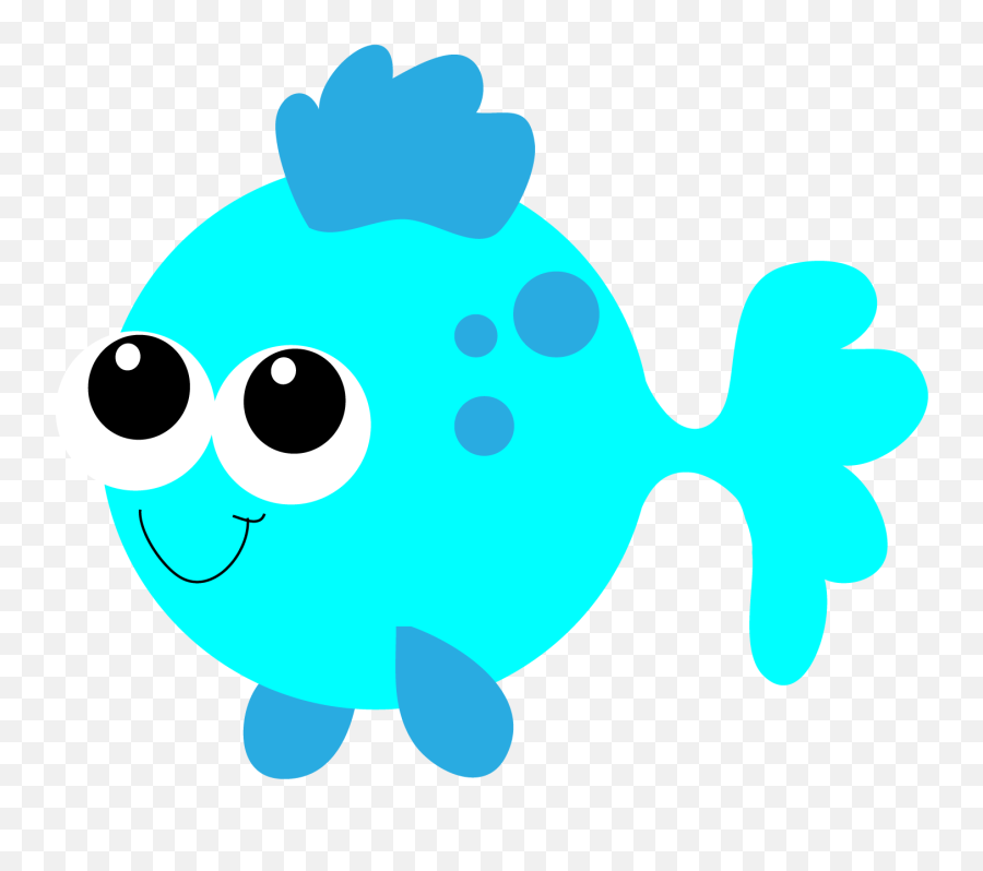 Cute Transparent Background Clipart Fish - Cartoon Fish Transparent Background Emoji,Puffer Fish Emoji