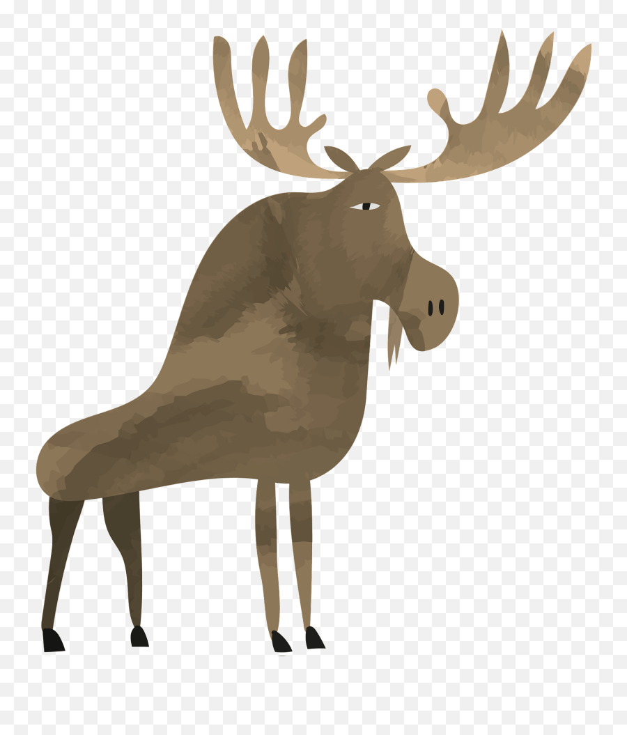 Moose Clipart - Clip Art Emoji,Moose Emoji