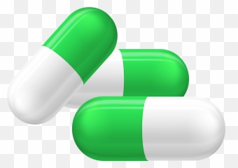 White Pills Capsules Png Clipart - Emoji