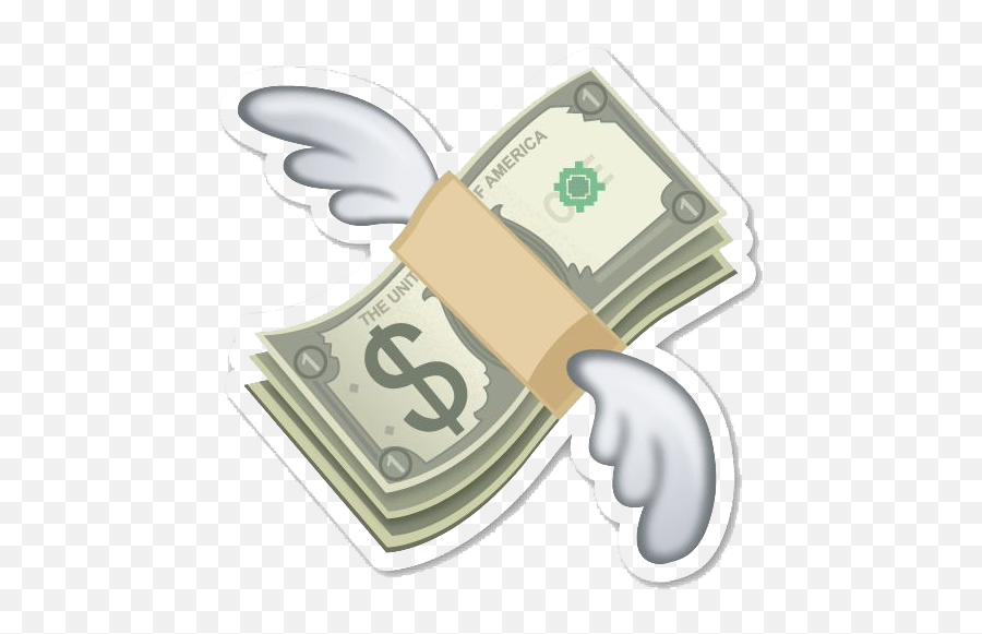 Dollar Banknotes Money Emoji Png Image Background Png Arts - Flying Money Emoji Png,Background Emoji