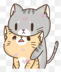Cat - Cat Kawaii Emoji,Grey Cat Emoji