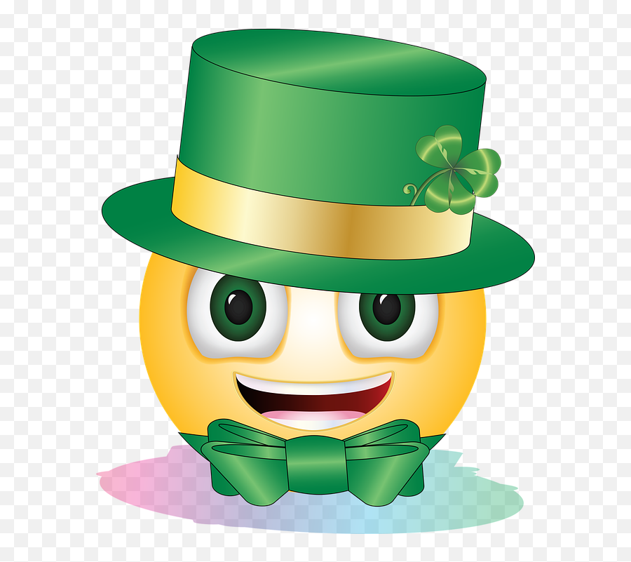St Patricks Day Smiley - St Day Smiley Emoji,Sun Emoji