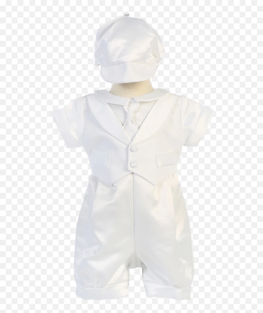 Christening Boys Poly Cotton - Solid Emoji,Boy Emoji Outfit