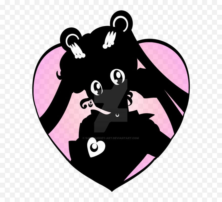Heart Svg Library Library Png Files - Sailor Moon Silhouette Png Emoji,Sailor Moon Emoji