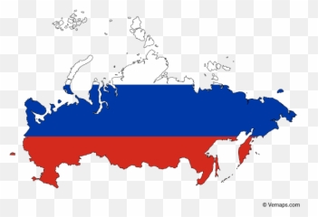 Flag Map Of Russia - Emoji