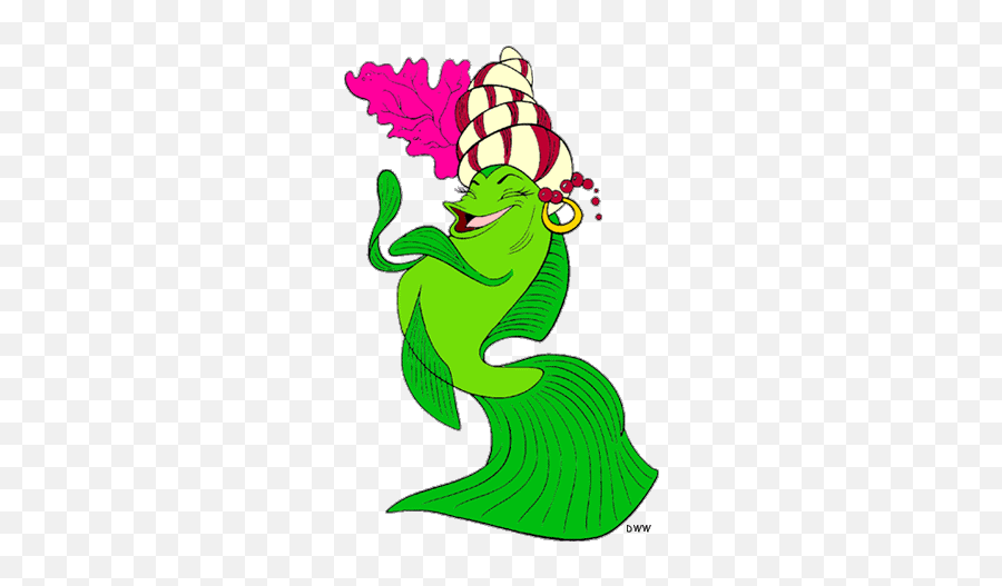 Misc Little Mermaid Clip Art Images - Singing Fish Little Mermaid Emoji,Little Mermaid Emoji