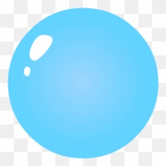 Blue Bubble - Clipart Emoji