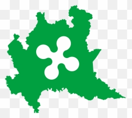 Flag Map Of Lombardy - Emoji