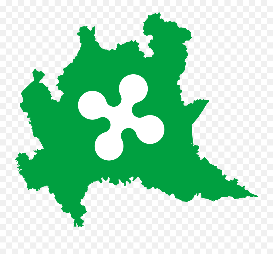 Flag Map Of Lombardy - Lombardy Flag Map Emoji,Italy Flag Emoji